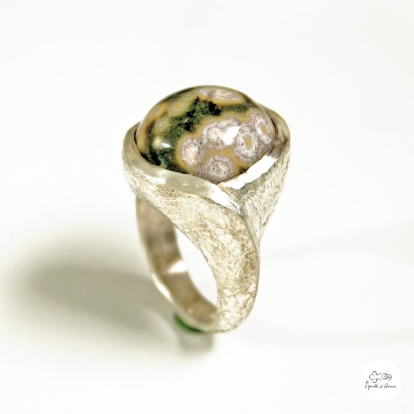 anello in argento con diaspro 02