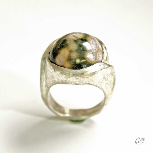 anello in argento con diaspro 01