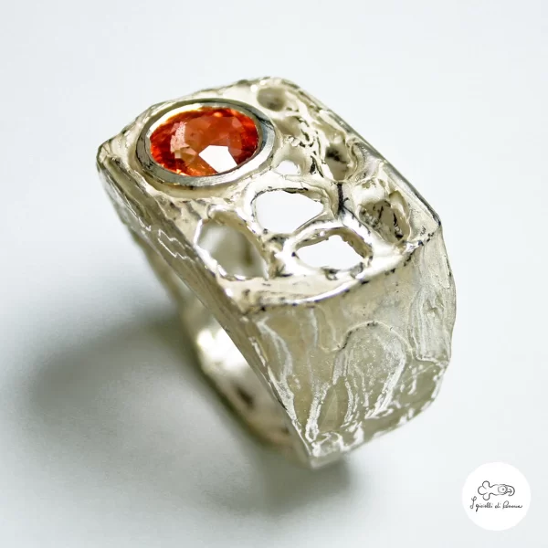 anello in argento con tormalina 00
