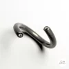 Anello in titanio anodizzato con diamanti - immagine 3