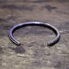 Bracciale in argento rivestito in titanio anodizzato 01