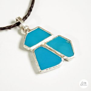 Ciondolo in argento con turchese 00