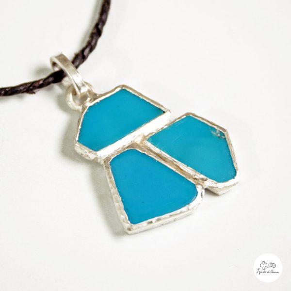 Ciondolo in argento con turchese 00