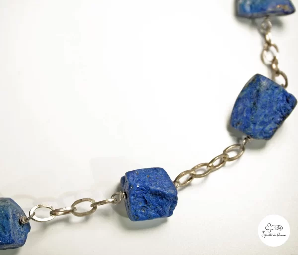 Collana in argento e lapislazzuli 01