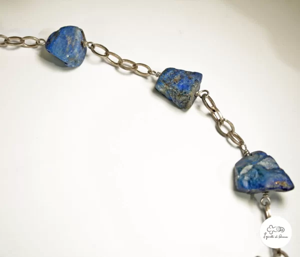 Collana in argento e lapislazzuli 02