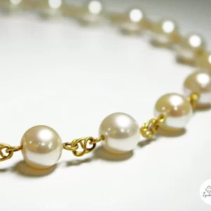 Collana in oro e perle d'acqua dolce 00