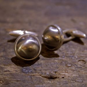 Gemelli in argento e titanio 00
