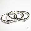 Anello in oro bianco con diamante - immagine 3